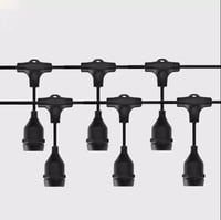 عقود لمبات سلك هولدر عقد لمبات طول 100متر اسود 100...