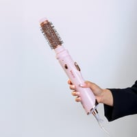 استشوار شعر مشط ريبون 1200 واط (وردي) - مصفف ومجفف...