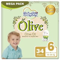 بيبي جوي البشرة الصحية بزيت الزيتون مقاس 6 كبير جد...