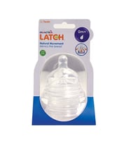 مجموعة مكوّنة من حلمتي زجاجة رضاعة من مونشكين شفاف