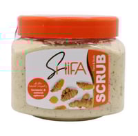 شفا صنفرة الوجه و الجسم الكركم والحبيبات الطبيعية...