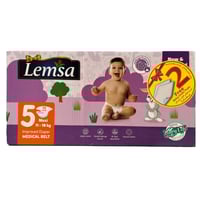 لمسة حفاضات بيبي لايف مطورة ماكس مقاس (5) *72 حفاض