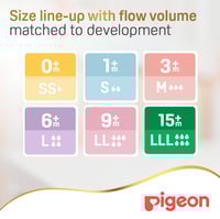 بيجون حلمة سوفت تاتش بلس متعرجة برقبة واسعة (S) -...