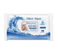 مناديل ويلزاد بالماء خالي من العطر - 100 منديل