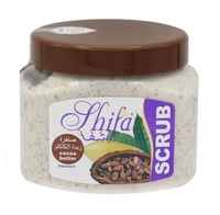 شفا صنفرة الوجه والجسم زبدة كاكاو 300 مل