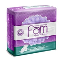 فام، فوط نسائية، كلاسيك بالأجنحة، حجم عادي - 30 قط...