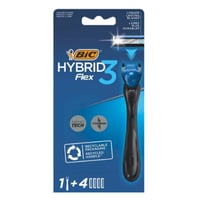 بيك أمواس حلاقة فليكس 3 هايبرد + 4 غيار