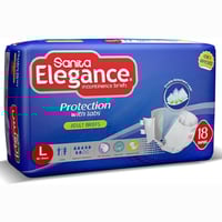 سانيتا اليجانس حفاضات كبار السن مقاس كبير 18 حفاضه