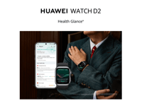 هواوي دي 2 ساعة ذكية لمراقبة ضغط الدم - أسود