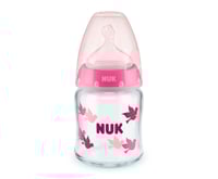 زجاجة رضاعة أطفال زجاجية مضادة للمغص من NUK، مناسب...