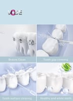 جهاز خيط الاسنان المائي القابل للتمدد من فوج