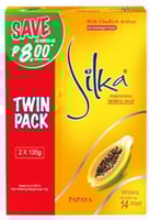 صابون سيلكا لتبييض البشرة بالبابايا عبوة مزدوجة