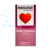 مسكولان واقي ذكري حماية مزدوجة - 10 قطع