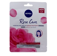 قناع ورقي للوجه بماء الورد من نيفيا، قطعة واحدة