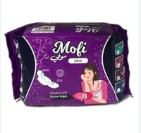 فوط صحية الترا سميكة بالاجنحة من موفي بلس - 8 قطع