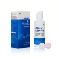 محلول عدسات من دفرنت كلر 130مل