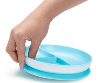 مانشيكن اطباق مقسمة للاطفال الصغار من ستاي بوت، قد...