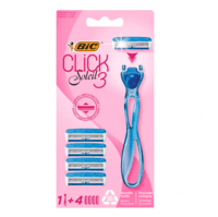 بيك أمواس سولي كليك 3 مقبض و 4 شفرات