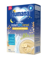 هيومانا- دقيق الحبوب بالحليب للأطفال موز 200غ