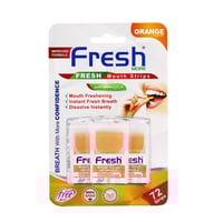 شرائح معطرة للفم مور بنكهة البرتقال من فريش 72 شري...