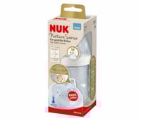 زجاجة أطفال زجاجية بحجم 260 مل من NUK مع إمكانية ا...