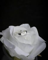 دبلة فضة خالصة بنحت ليزر – اسم أو تاريخ