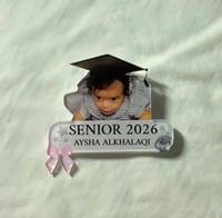 بروش تخرج أكريلك بالاسم والصورة