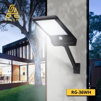 كشاف LED طاقة شمسية مع مستشعر حركة لون الإنارة أبي...