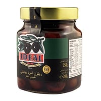 زيتون اسود يوناني 350 جم - ايديال
