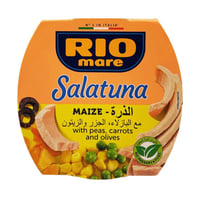 سلطة الخضار مع التونة بخلطة الذرة 160 جم - ريو مار...