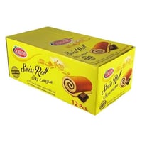 سويس رول بالشوكولاتة 12 * 40 جم - جوردينا