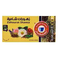 مشروب زهورات شامية 32 كيس 64 جم - مصنع المصمك الفن...