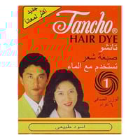 صبغة شعر اسود طبيعي 6 جم - تانشو