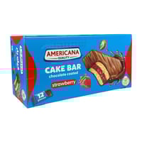 كيك بار فراولة مغطي شوكولاتة - امريكانا 35جم