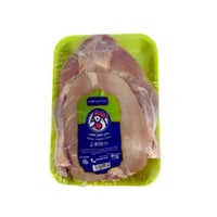 دجاج طازج بدون جلد قطعتين 800جم - دواجن الربيع