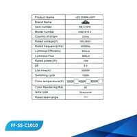 كشاف كوب ريبون مقاس 10 ريبون 10 واط