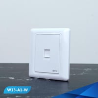 فيش كمبيوتر مفرد لون ابيض مبروم