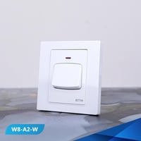 مفتاح مكيف 7×7 45 امبير لون أبيض