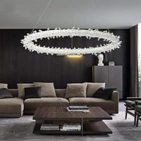 ثريا كرستال دائرية فاخرة