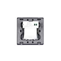 حساس حركة بإضاءة بيانو رصاصي خشبي