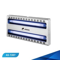 مصيدة حشرات اصيل ضوئية لاصقة ستيل بقوة 14 واط