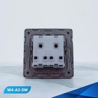 مفتاح رباعي لون ابيض و فضي