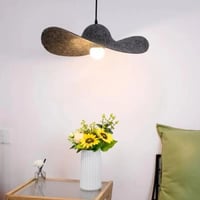 ثريات سقف قبعة من اللباد الطراز الياباني