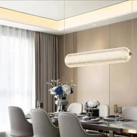 ثريا ليد مستطيل اسطواني ذهبي