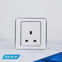 فيش 13 امبير لون لولي مع فضي