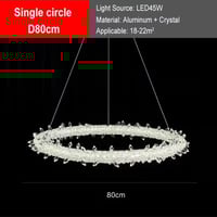 ثريا كرستال دائرية فاخرة