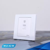 فيش تلفون مفرد لون ابيض