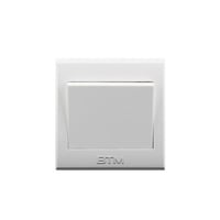 مفتاح مفرد ماليزي ابيض BTM-W1 موديل رقم L801H1