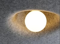 ثريات سقف قبعة من اللباد الطراز الياباني