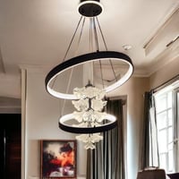 نجفة ليد ازهار زجاج بريموت